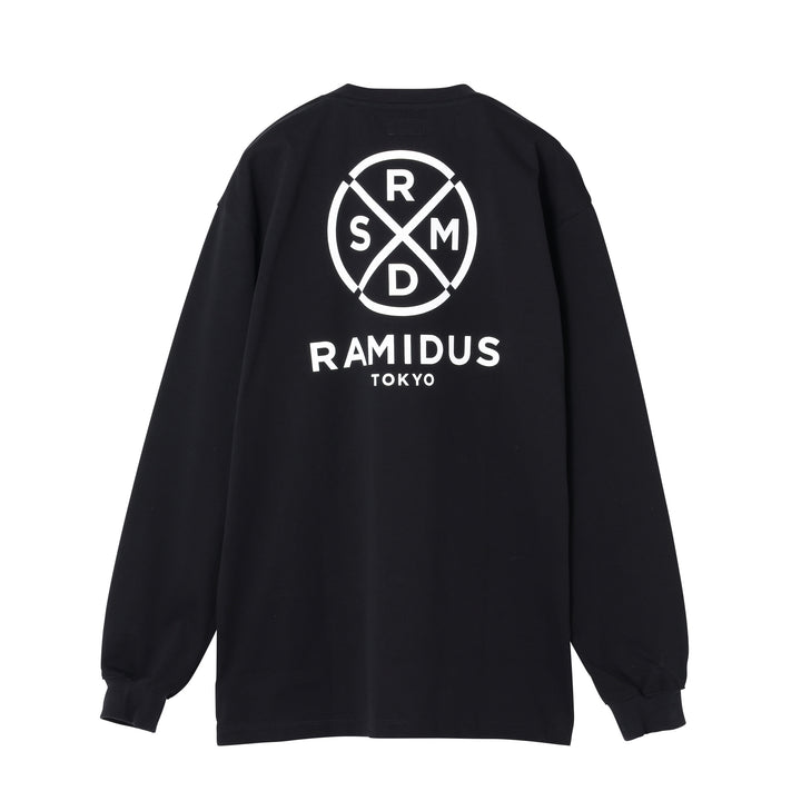 WHEEL LOGO CREW NECK L/S TEE