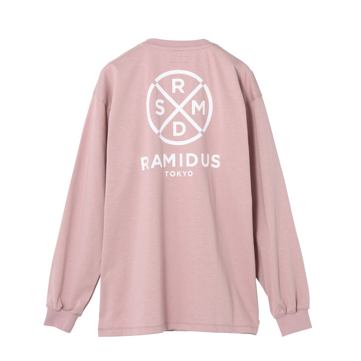 WHEEL LOGO CREW NECK L/S TEE