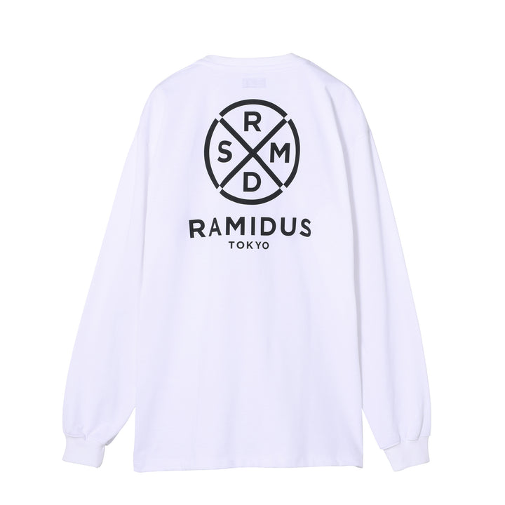 WHEEL LOGO CREW NECK L/S TEE