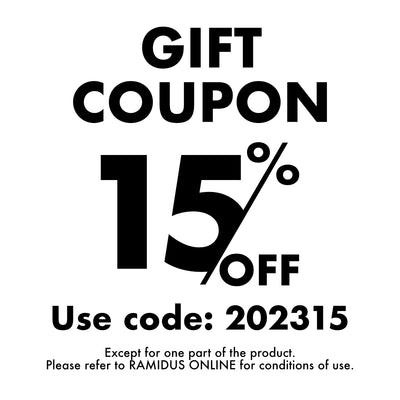15%OFF COUPON