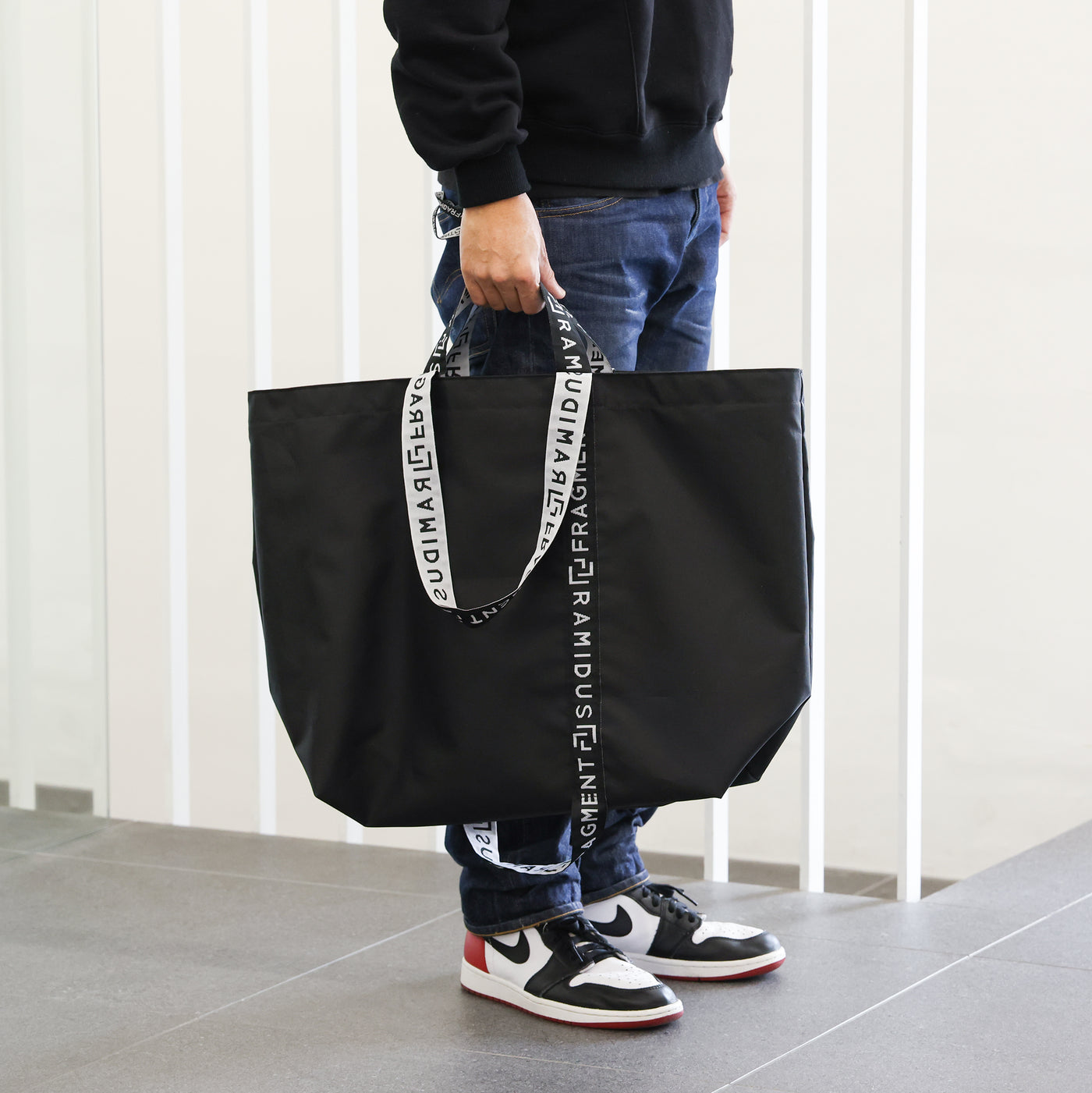 藤原ヒロシFRAGMENT DESIGN X RAMIDUS TOTE BAG - nationalenergygroup.us