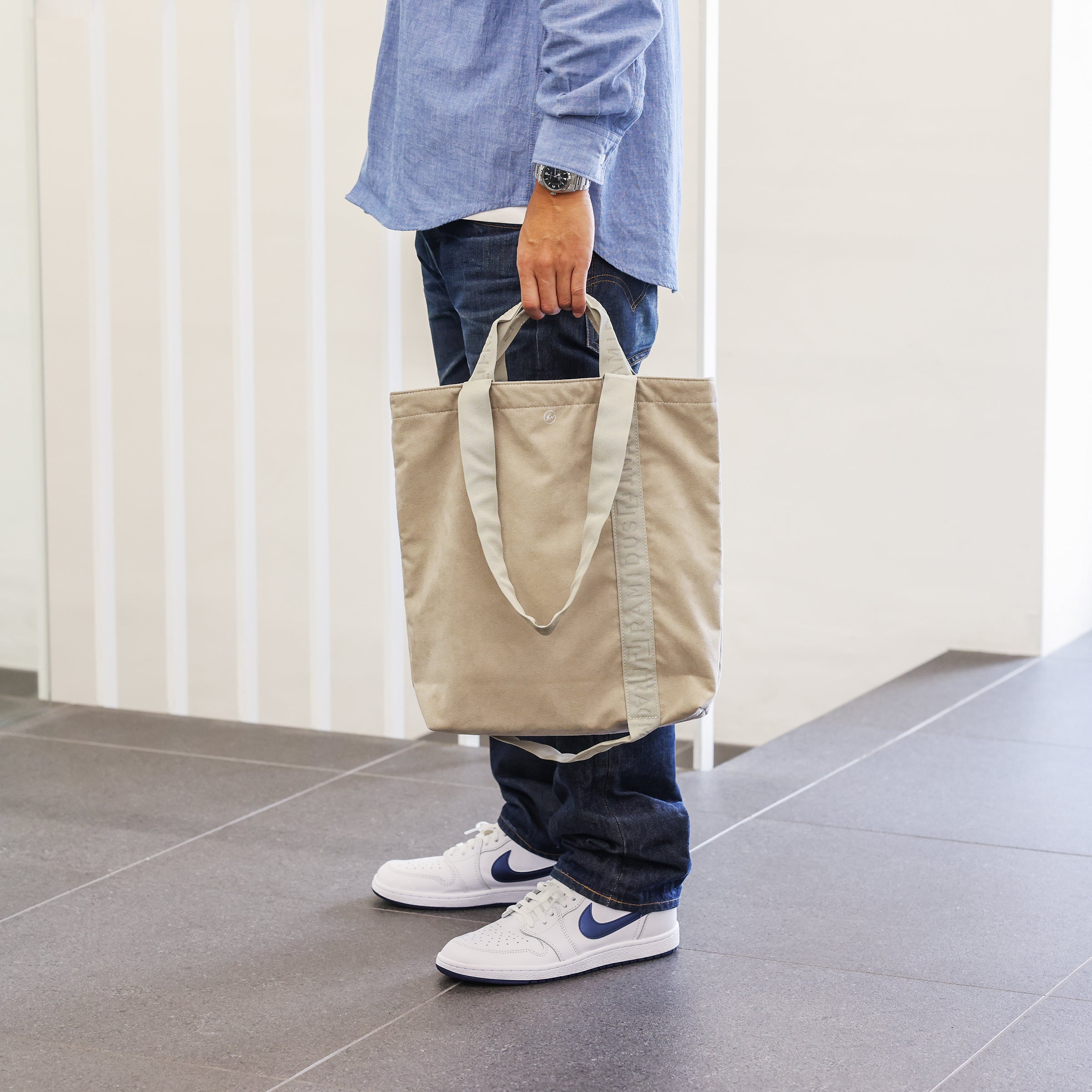 バッグ FRGMT RAMIDUS TOTE BAG (M) BLUE RAMIDUS TOTE BAG (M) – RAMIDUS ONLINE