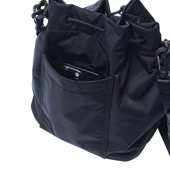 DRAWSTRING SHOULDER BAG