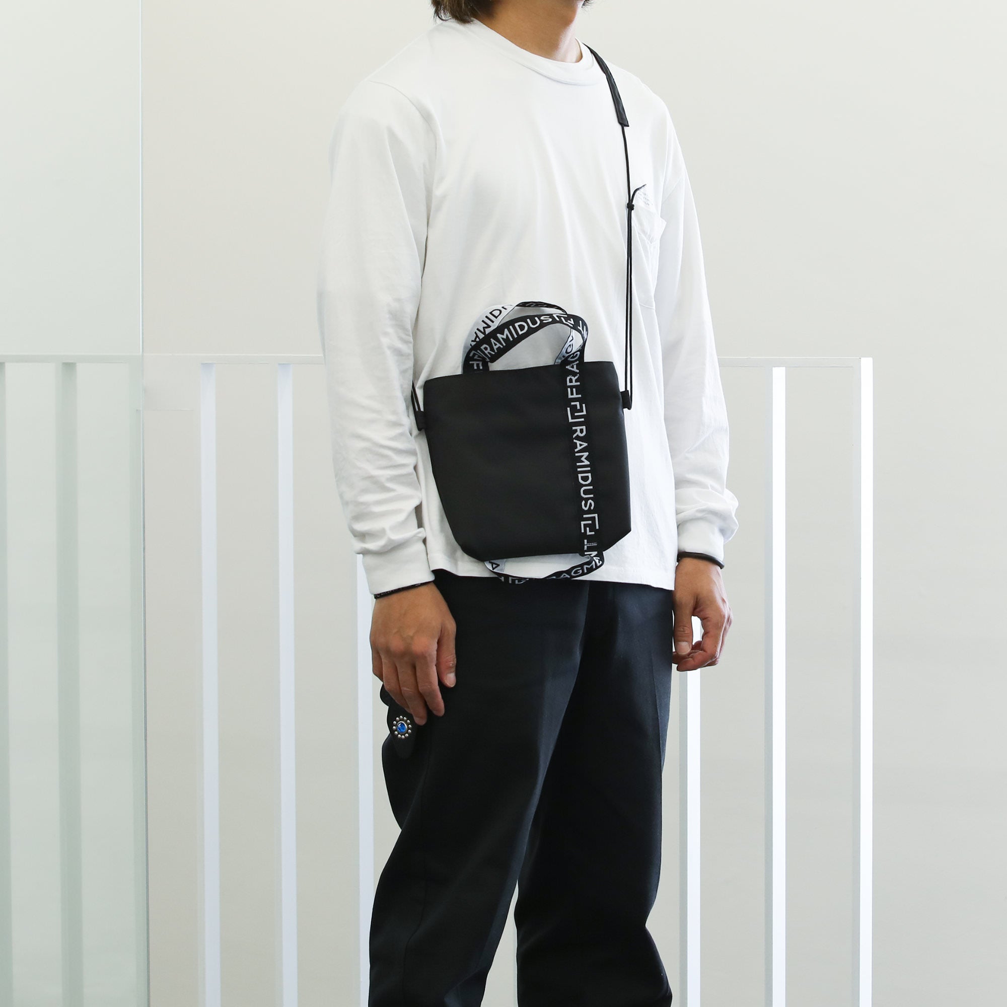 RAMIDUS × TANGRAM 2WAY CART BAG (S) BLACK TG-BAG22