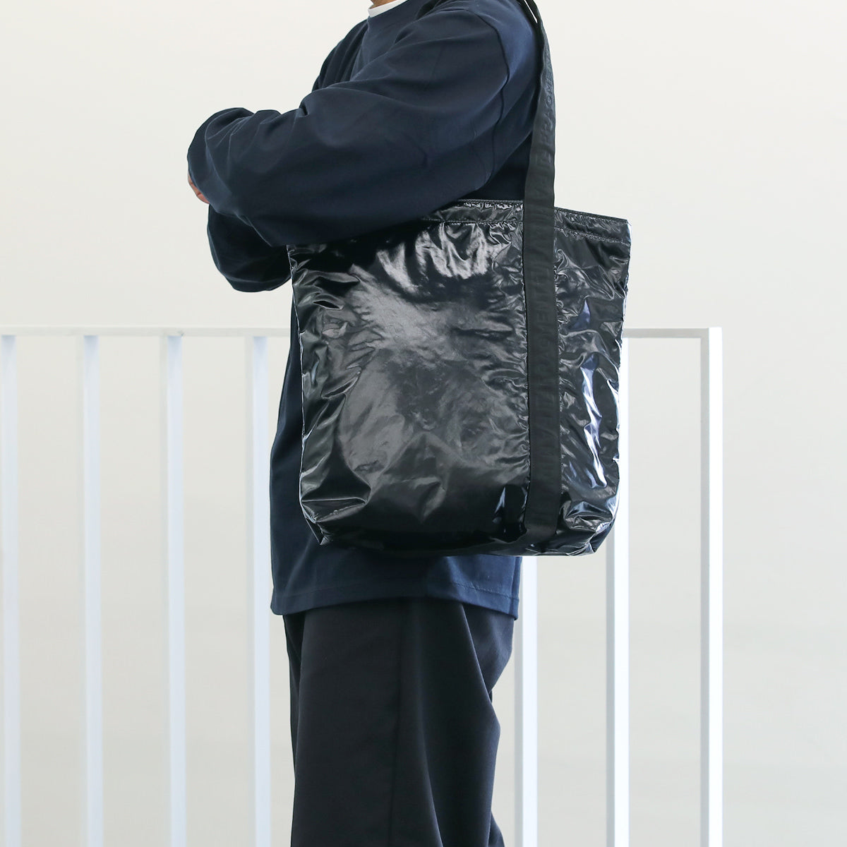 RAMIDUS MIRAGE NAVY TOTE BAG (L) ラミダス アウトレット大特価